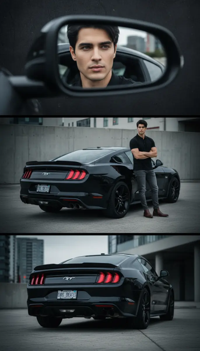 Cinematic Urban Mustang Car Editorial