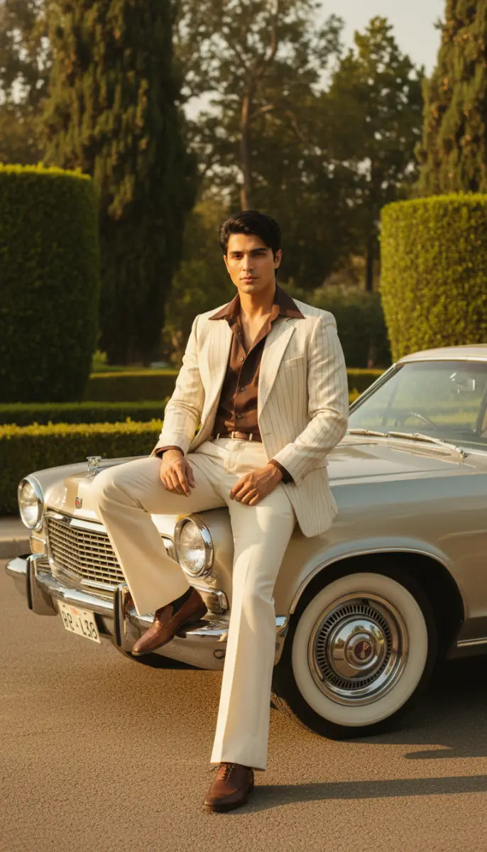 Vintage Bollywood Hood Boss style