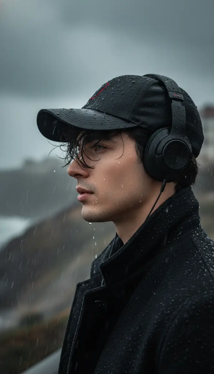 Cinematic Rain potrait