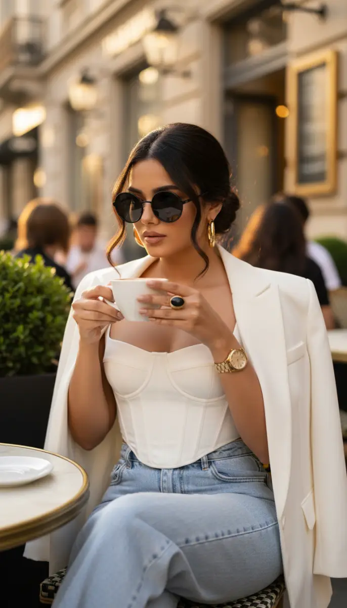 Urban Chic Café Portrait Style