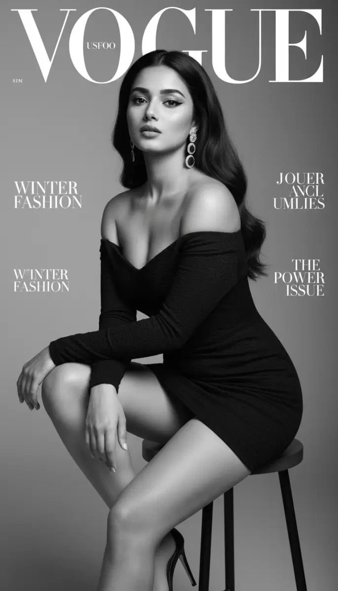 Timeless Black & White Vogue Cover