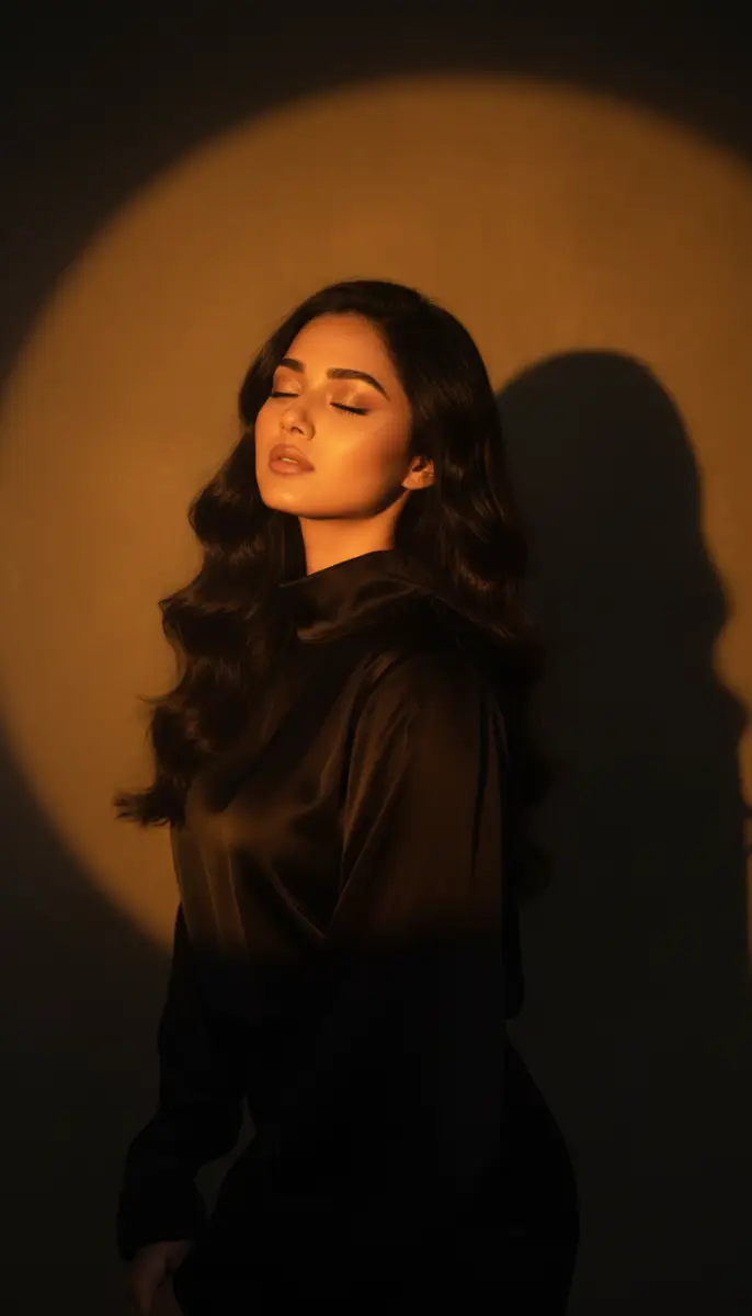 Golden Halo Studio Portrait