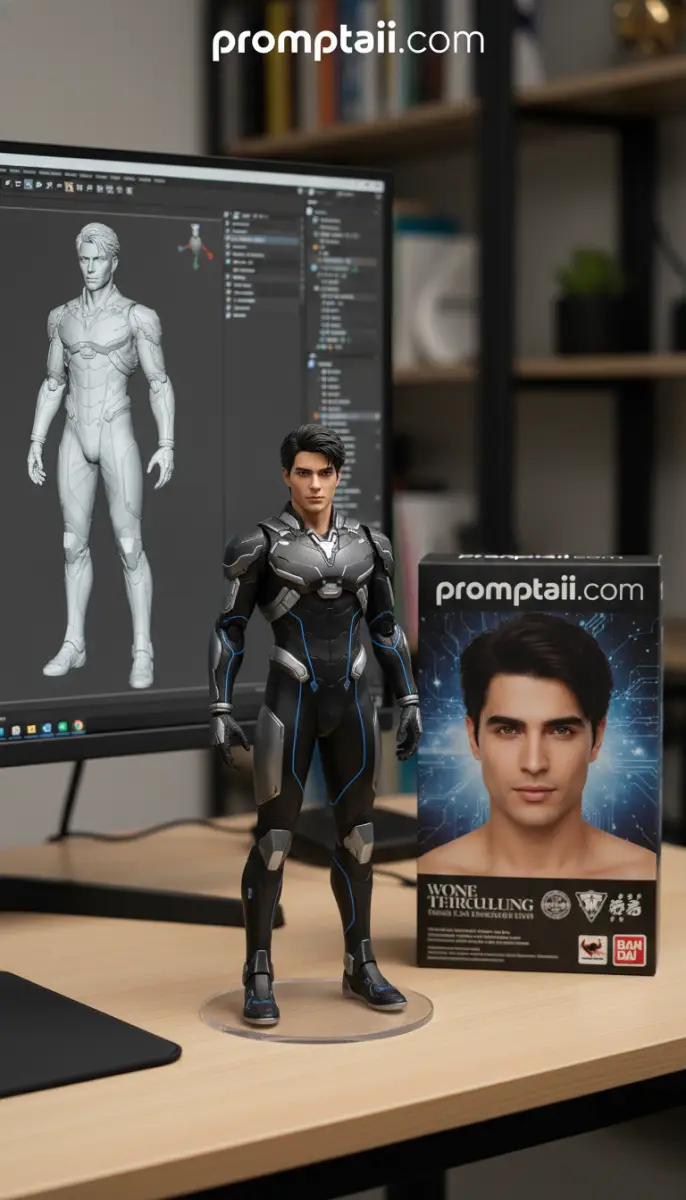 1/7 Scale ZBrush Figure Display