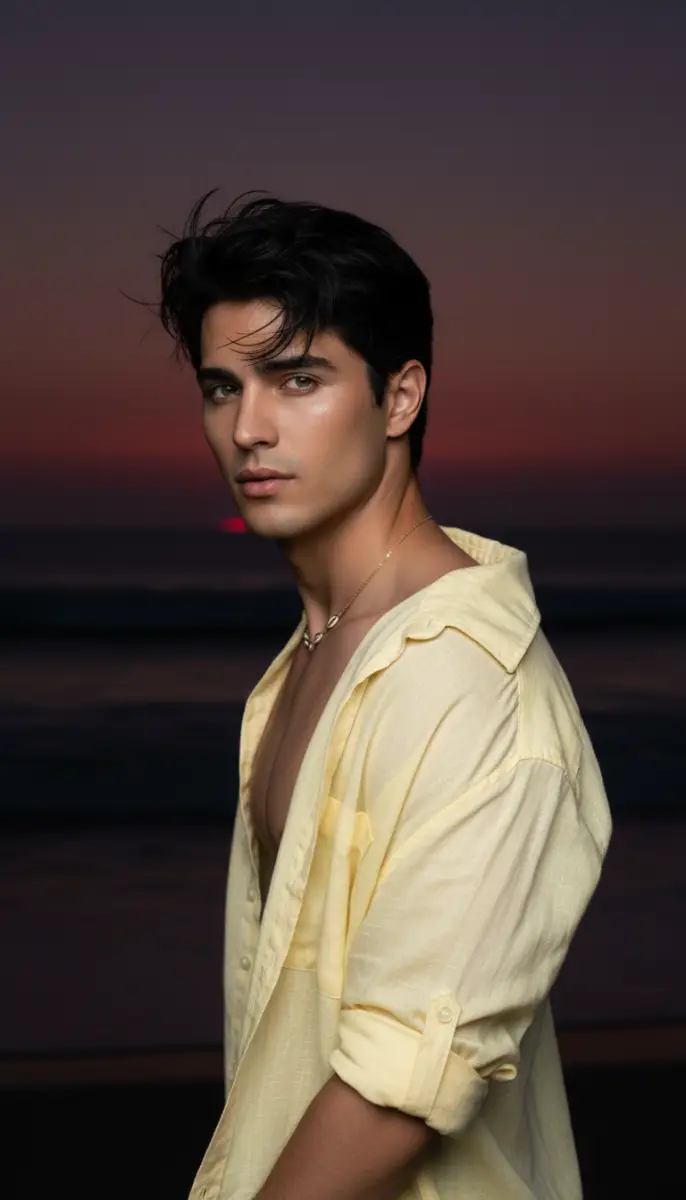 Twilight Beach Flash Glow