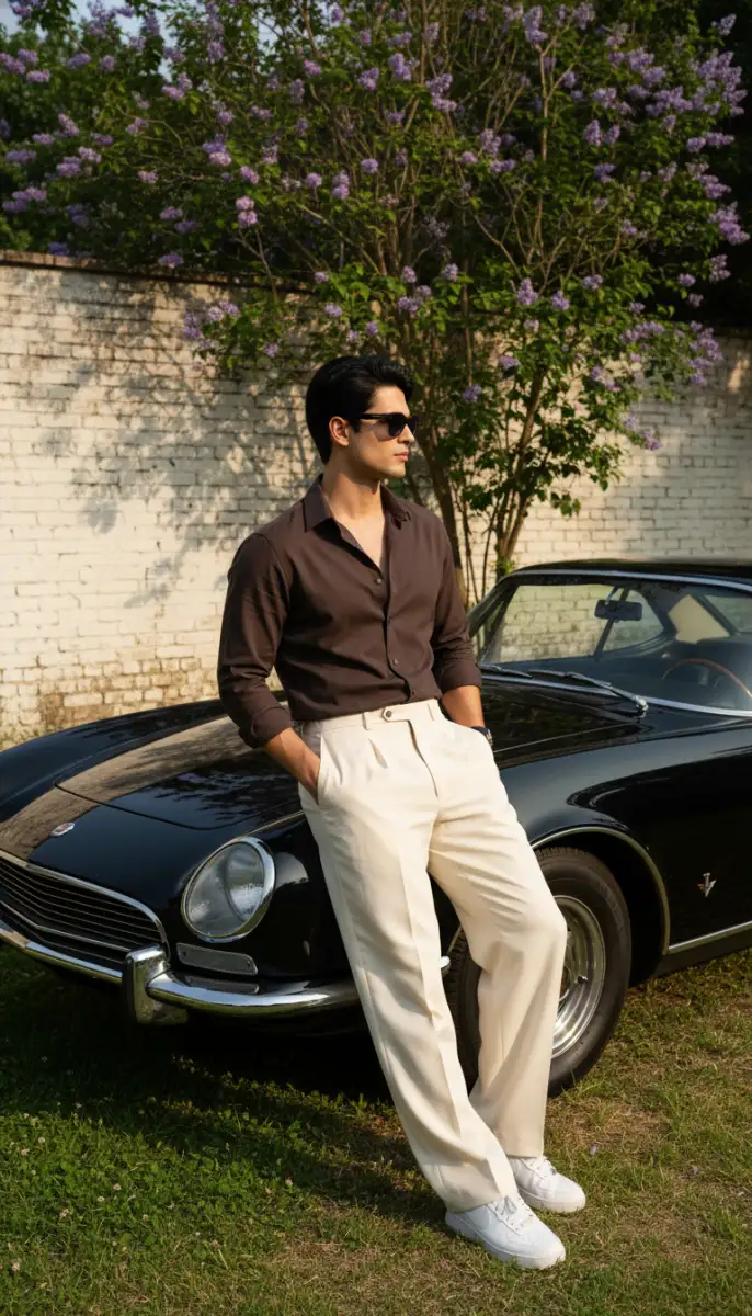 High-Fashion Car Candid Portrait