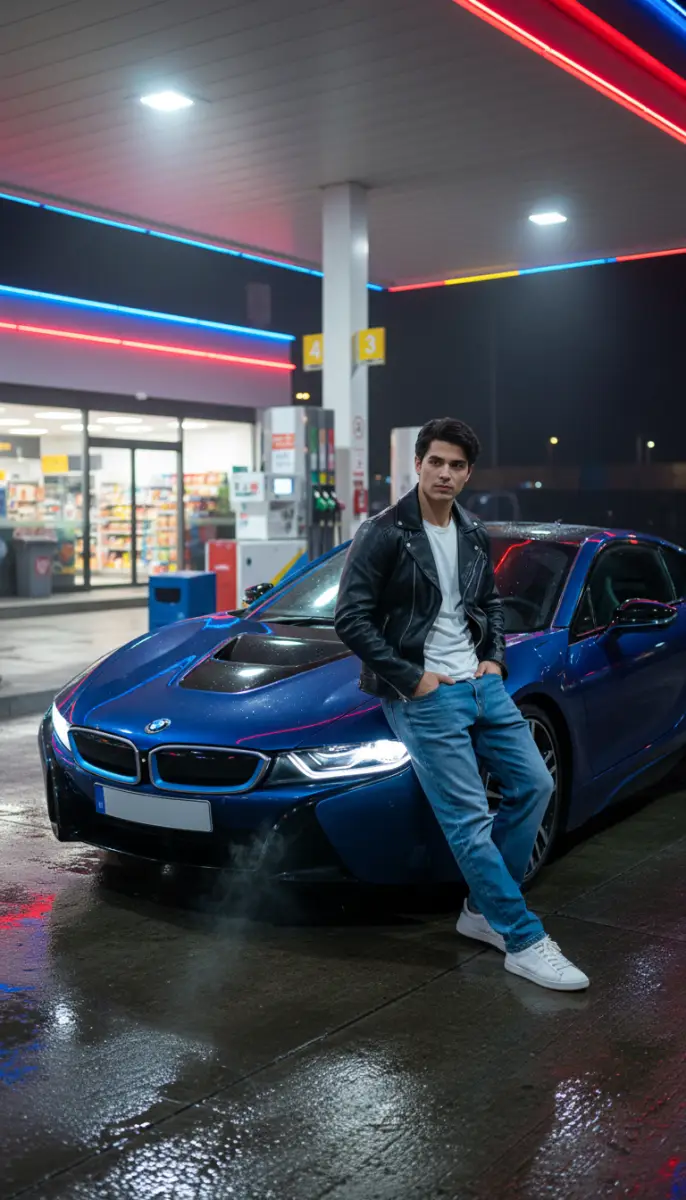 Night Rider at the Pump