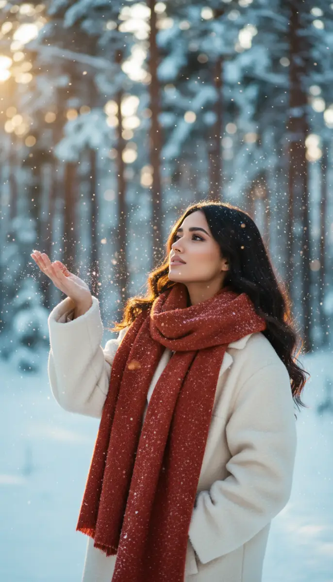 Golden Winter Light potrait