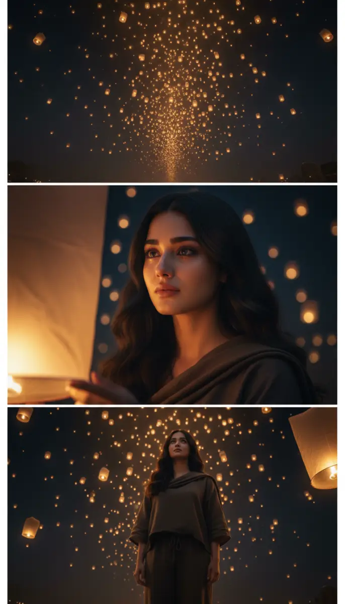 Night of Ascending Lanterns and Contemplation