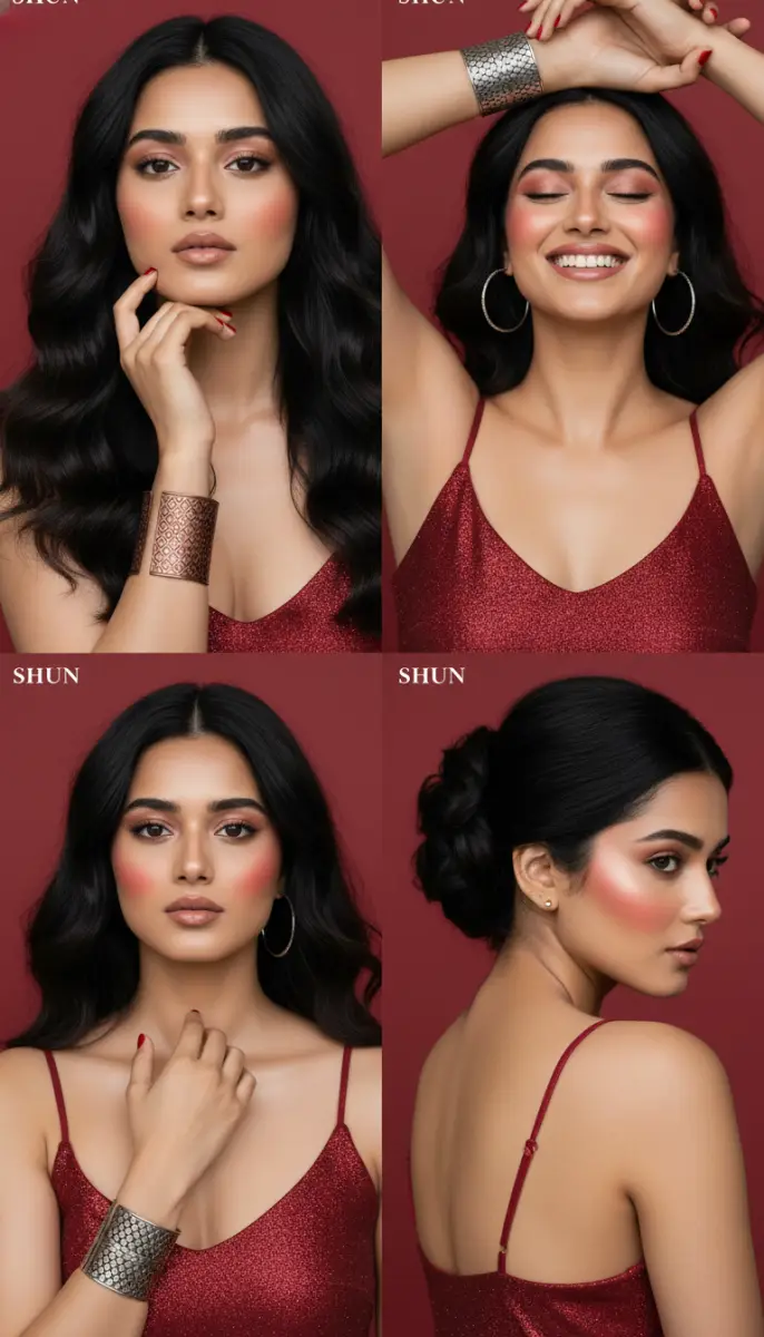 Red Glamour: Beauty, Sparkle, and Statement Jewelry