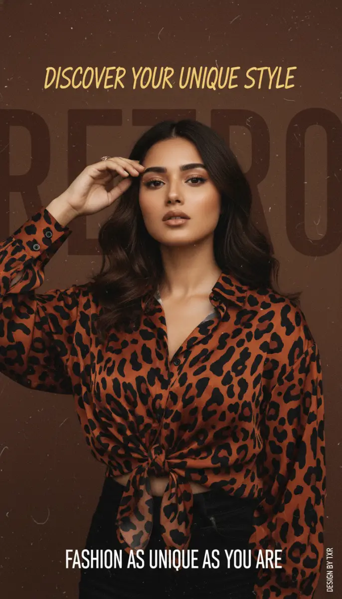 Retro Style Fashion Ad: Discover Your Unique Look