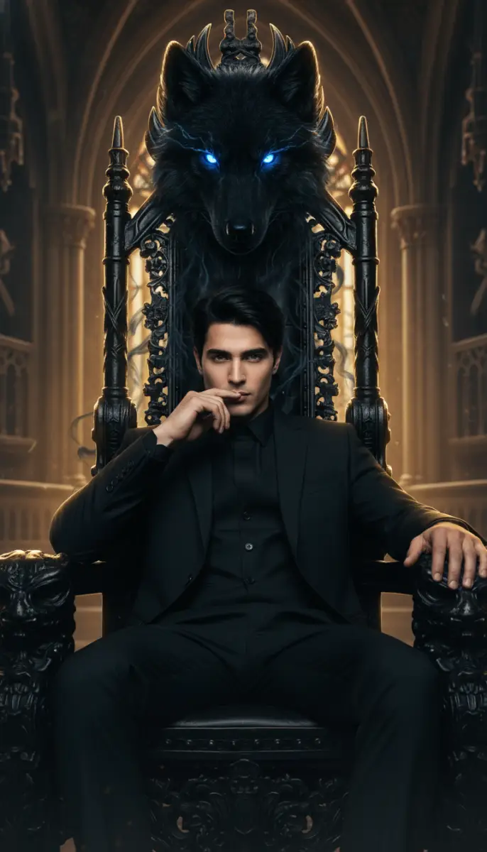 The Alpha King on the Black Wolf Throne