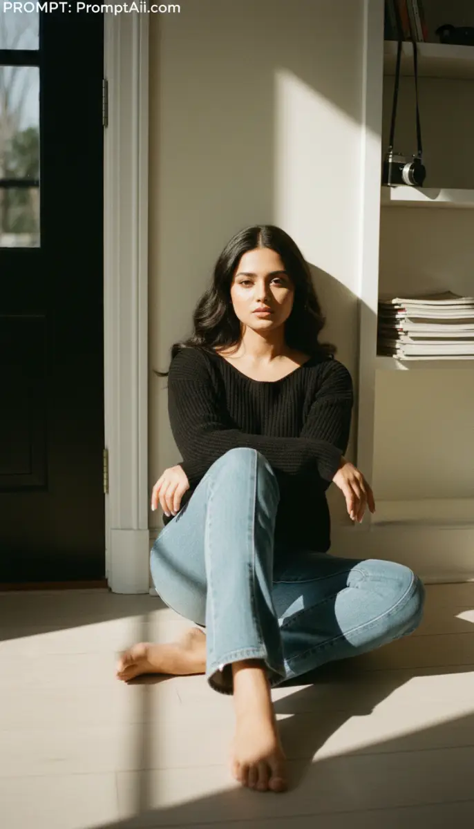 Cinematic Indoor Portrait with Hard Light