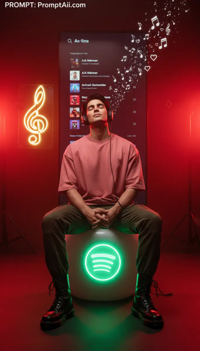 Neon Vibe: Immersive Music Listening Experience