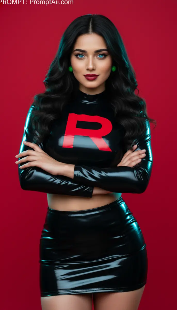 Siren of Team Rocket: Modern Latex Cosplay