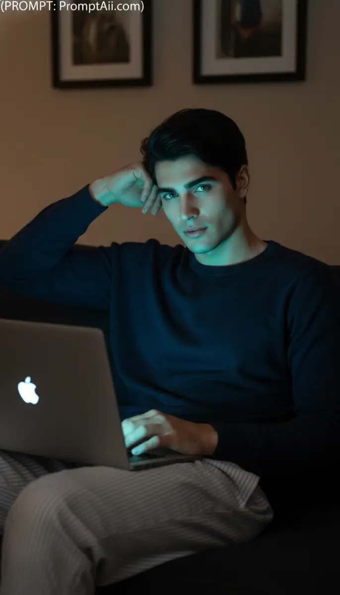 Late Night Work and Screen Glow