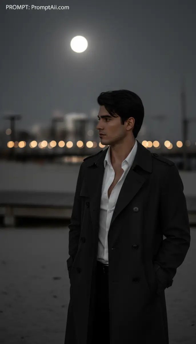 Dramatic Night Watch in Moonlight