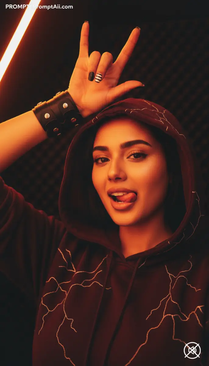 Cinematic lighting girl