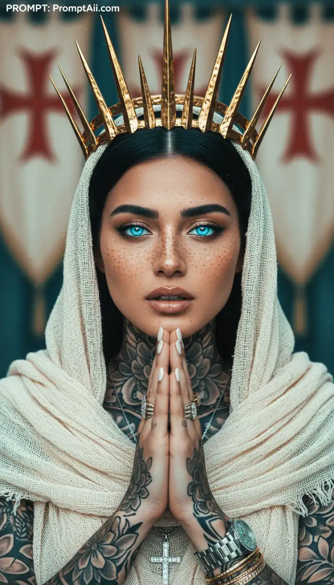 Cinematic character just like a poster