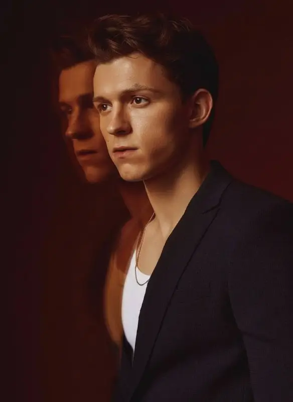 Artistic Portrait of a Young Man with Double Exposure Effect