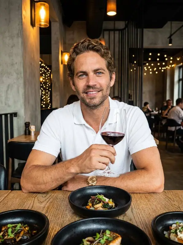 Handsome man holding a wine glass during a sophisticated restaurant dinner